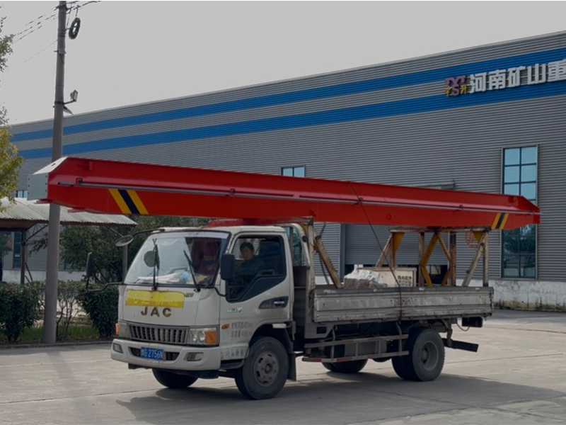 電動單梁起重機(jī) LD5t-10.5m 制作完成  裝車發(fā)出